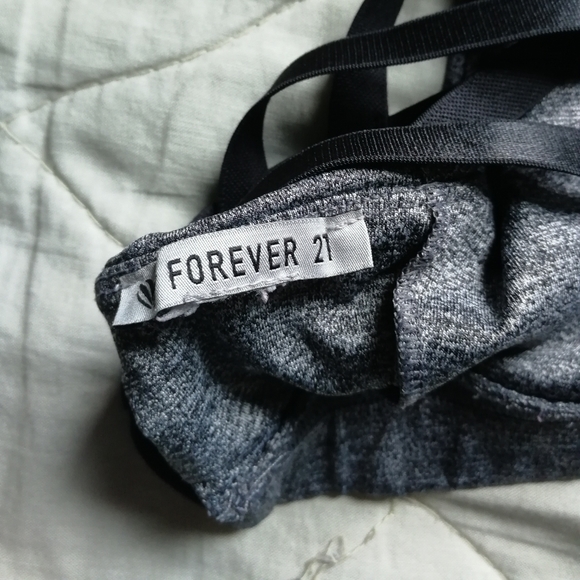 Set of 2 Neutral Sports Bras Bralettes PINK Forever 21 - Picture 4 of 10